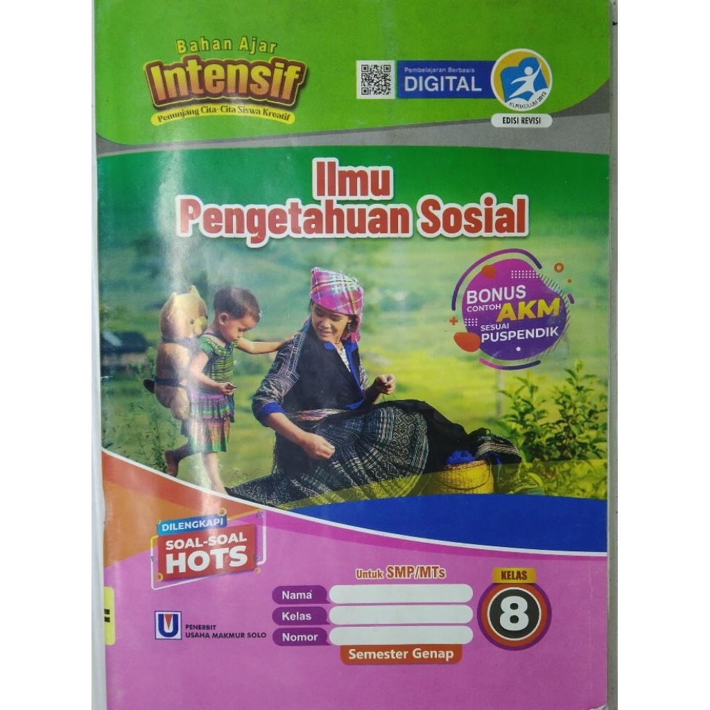 LKS SMP MTS IPS KELAS 8 SEMESTER 2 KURIKULUM 2013 K13