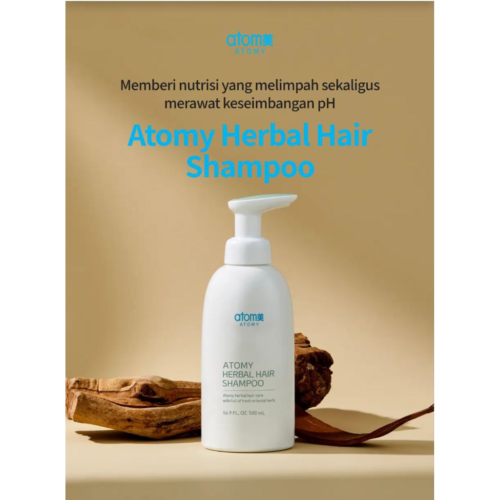 Atomy ready stok herbal shampo Original korea