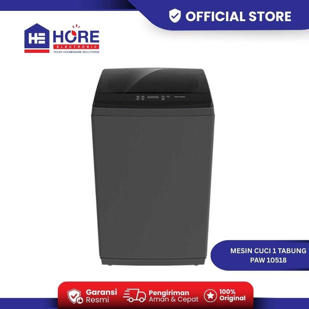 Mesin Cuci Top Loading Polytron PAW 10518 - Zeromatic Top Loading Laguna Series