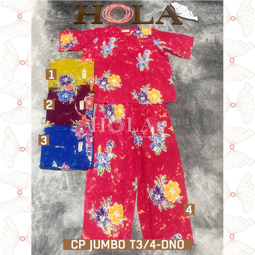 HOLA_FASH | SETELAN CP SUNAN JUMBO, BATIK SUNAN XL TANGAN 3/4