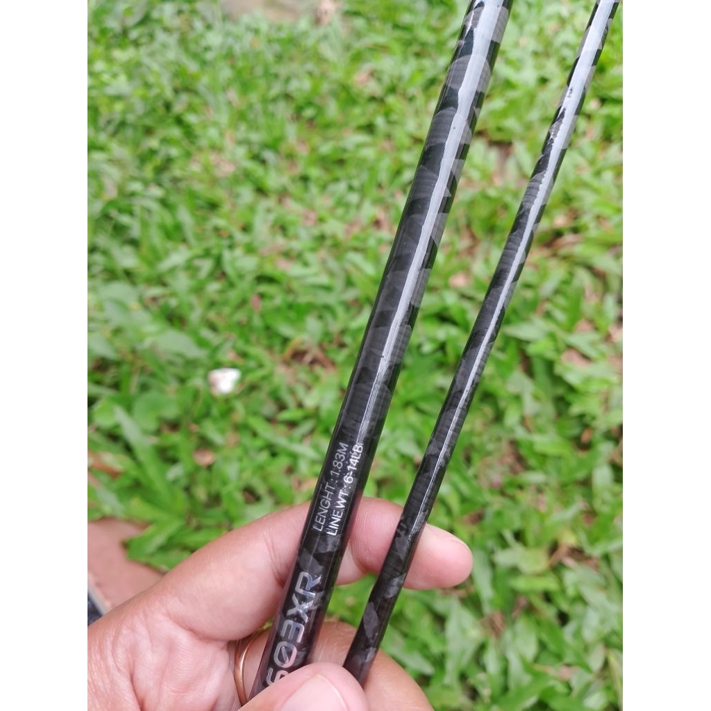 Blank Joran Pancing Glossy dan Xwrap 2 section 183 cm blank Joran Pancing