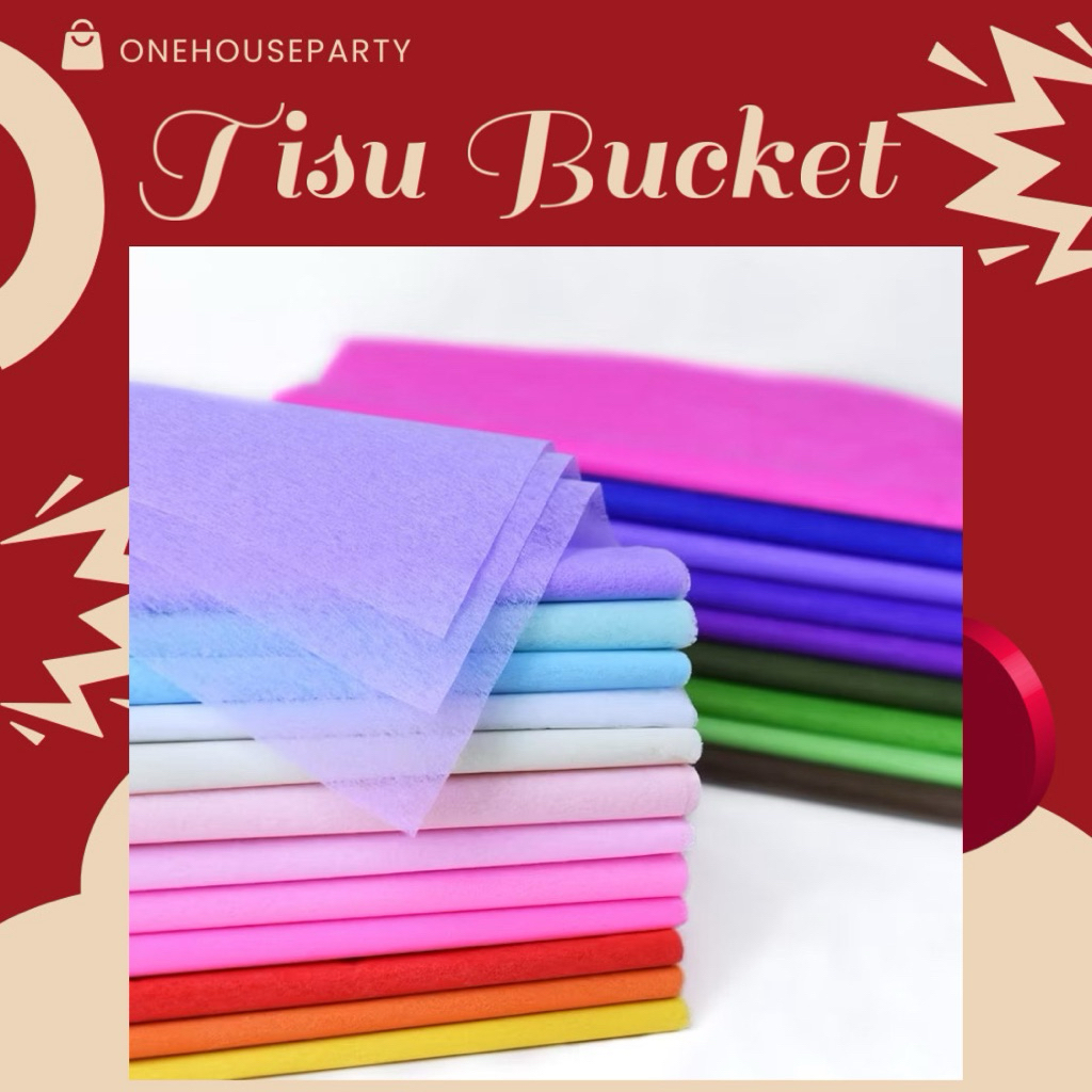 Kertas Tisu Buket Bunga Kertas Tissue Tisu Florist  Bunga Korea / Tissue Paper Craft Wrapping Packag