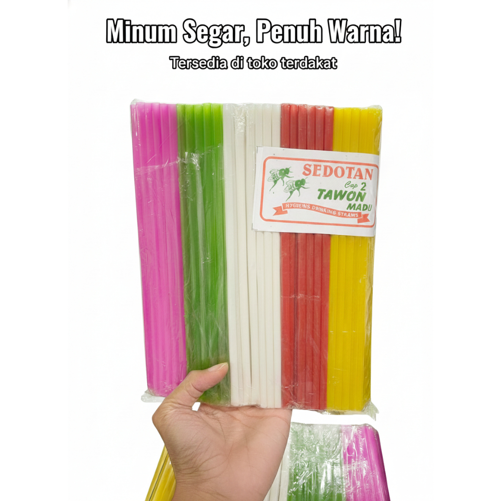 Sedotan Plastik Warna Sedotan Pelastik Warna Warni