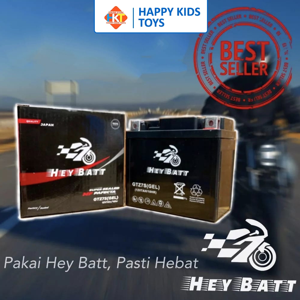 Aki Maxstrom Aki Gel Aki motor Honda vario 125 sporty Heybatt GTZ-7S