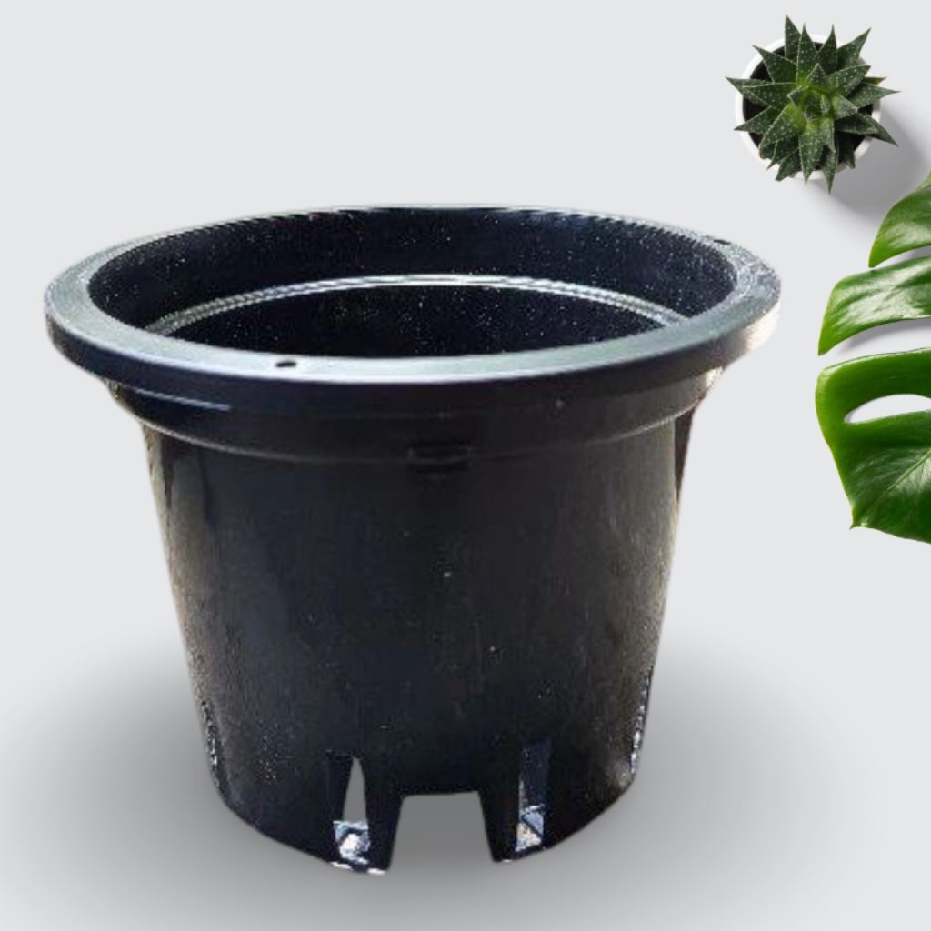Pot anggrek 15 hitam, pot anggrek gantung