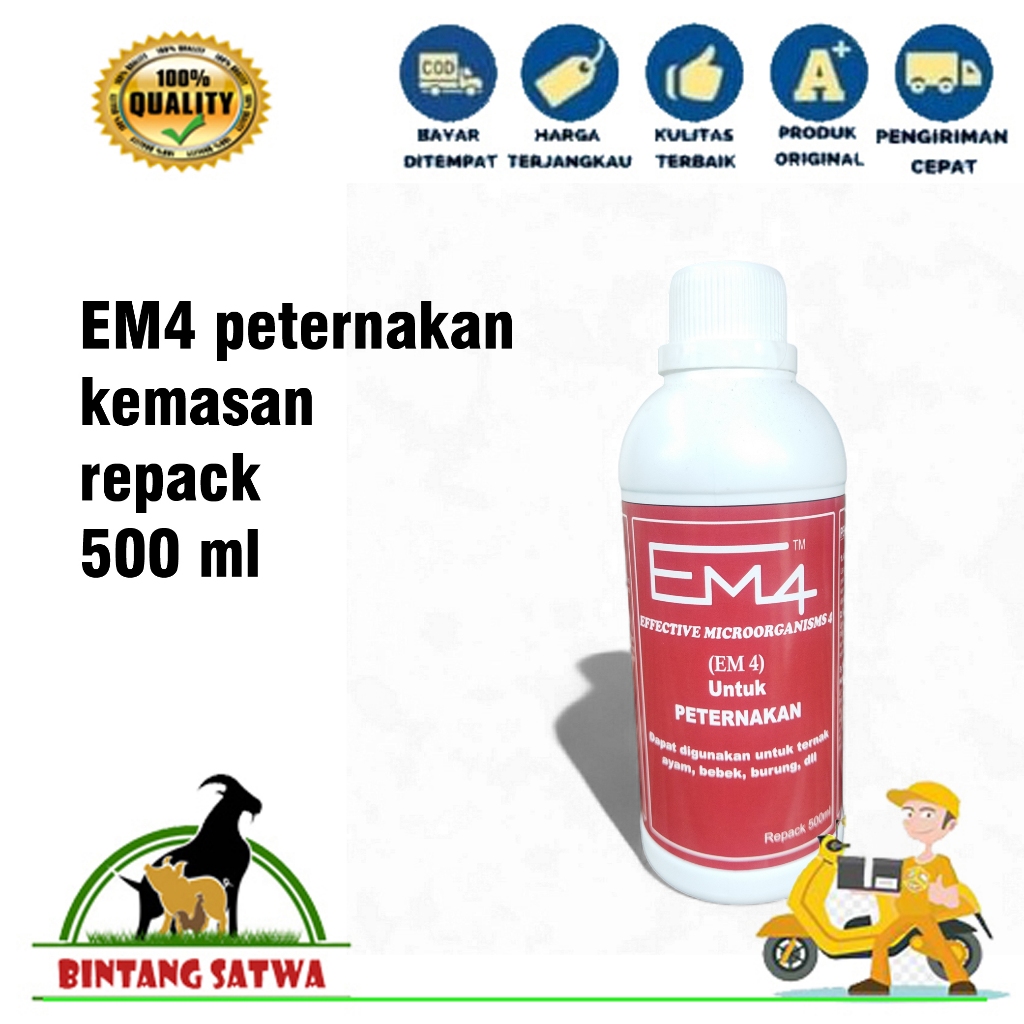 EM4 Peternakan 500 ml - Cairan Penghilang Bau Kandang