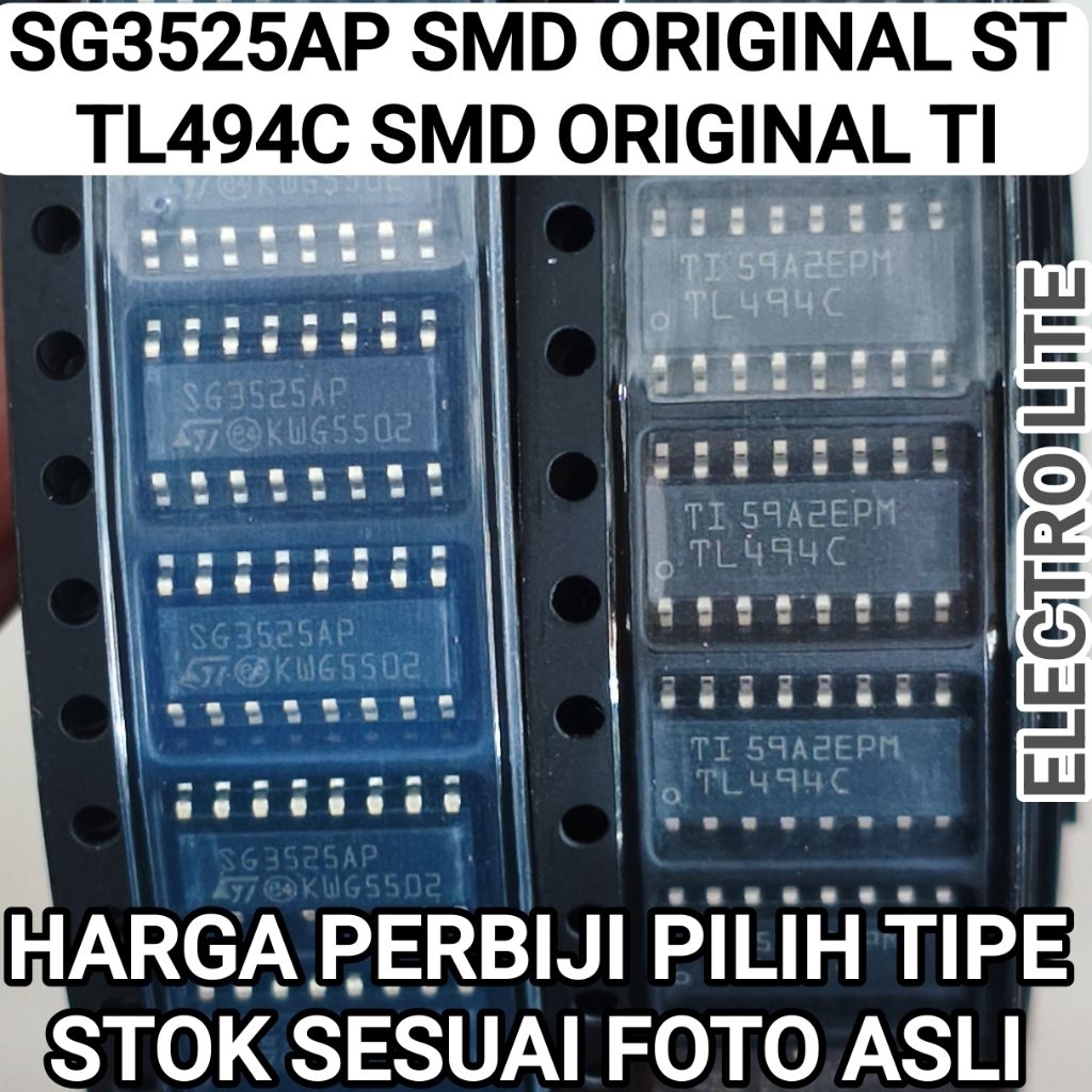 IC SG3525AP ORI ORIGINAL ST SG3525 AP SG3525AP013TR SG3525 SMD SOP-8