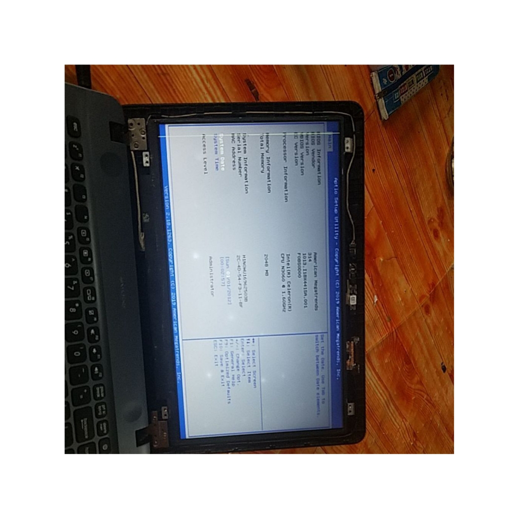 lcd 30pin 14inch slim kuping atas bawah