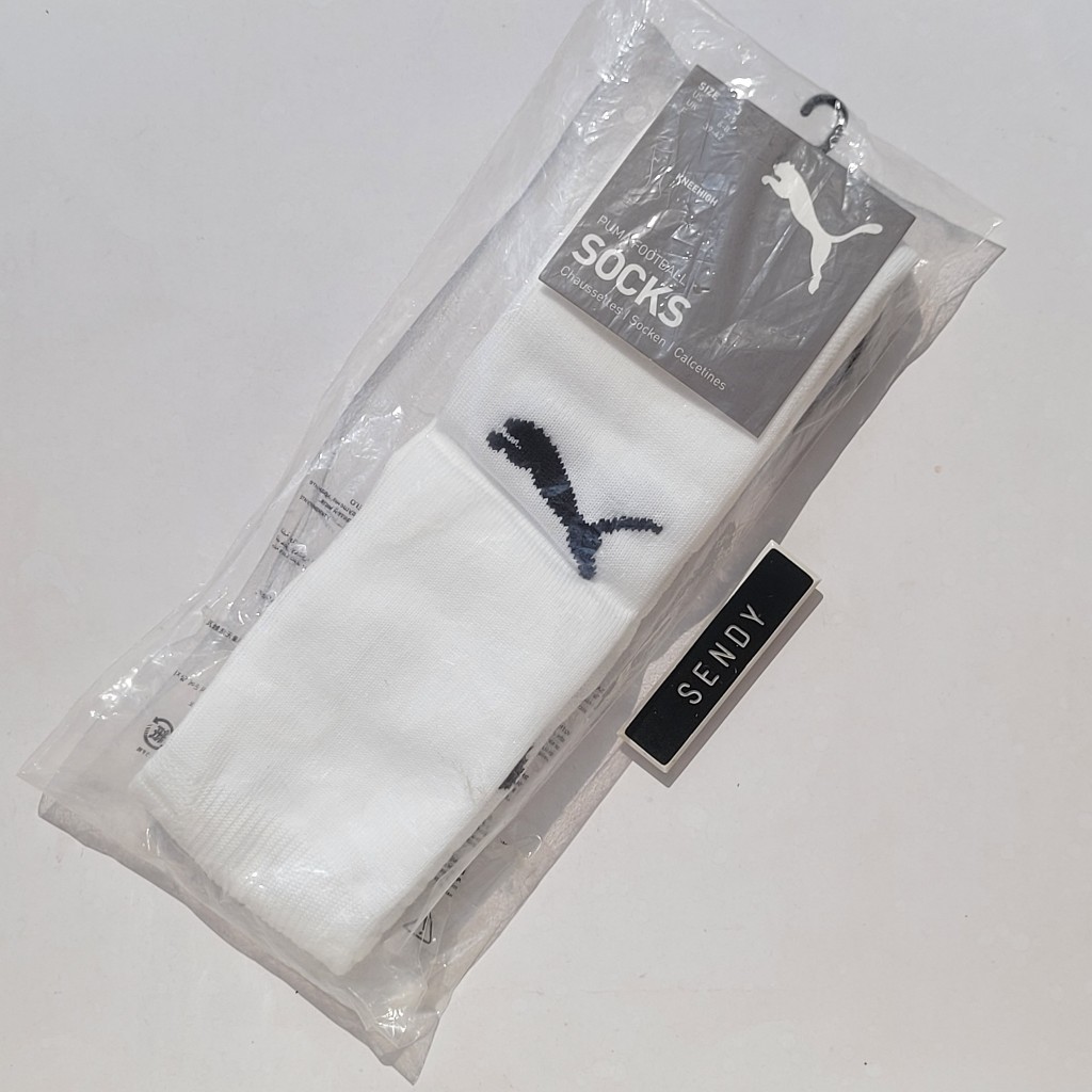 Puma Team Liga Socks Sock Original Kaos Kaki Bola White Putih Panjang Tebal Football Soccer