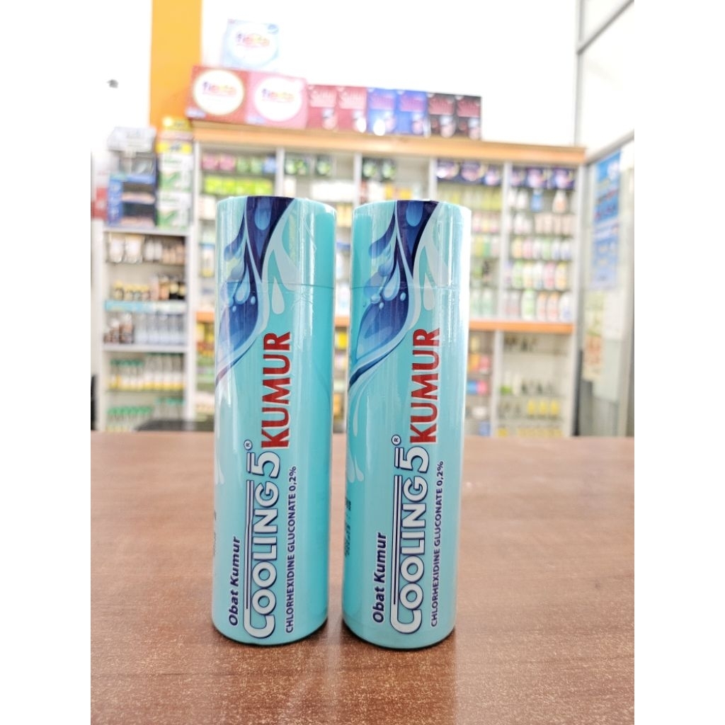 Obat Kumur Cooling5 Kumur botol - Penyegar mulut, penghilang bau mulut, pereda sariawan
