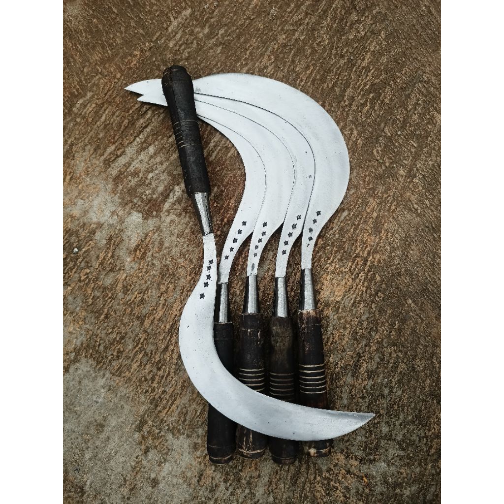 sabit rumput bintang lima bahan baja per