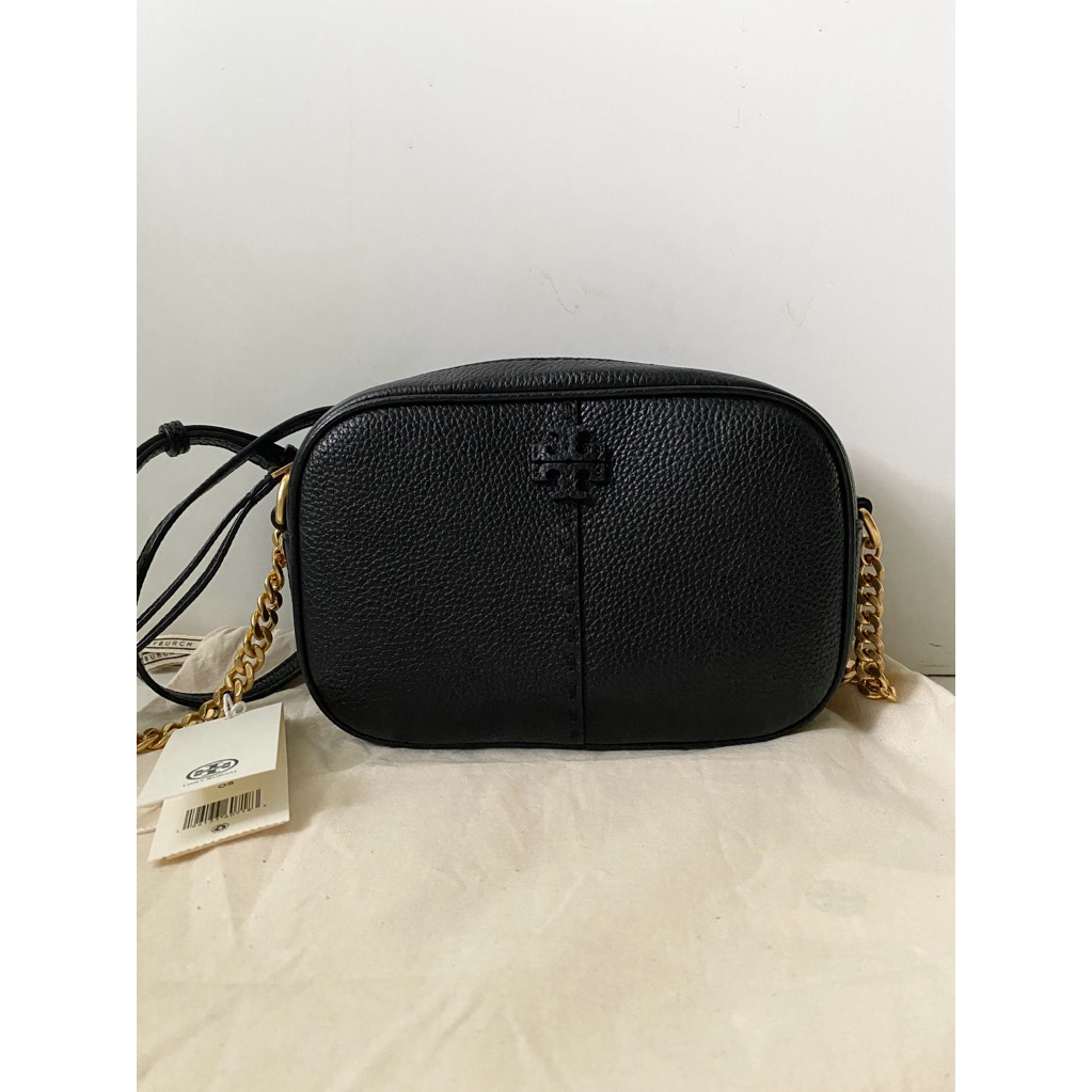 tory burch mcgraw camera bag black