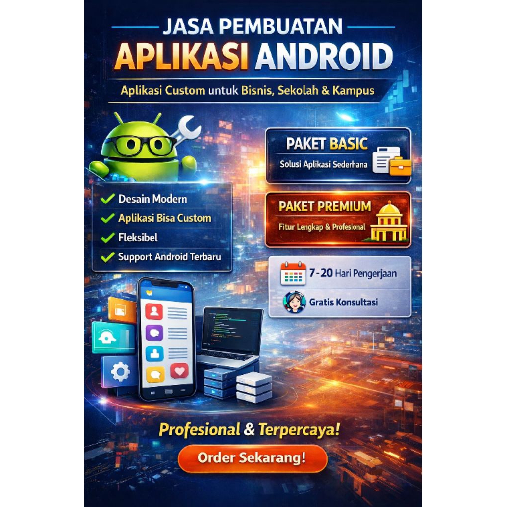 Pembuatan aplikasi android custom