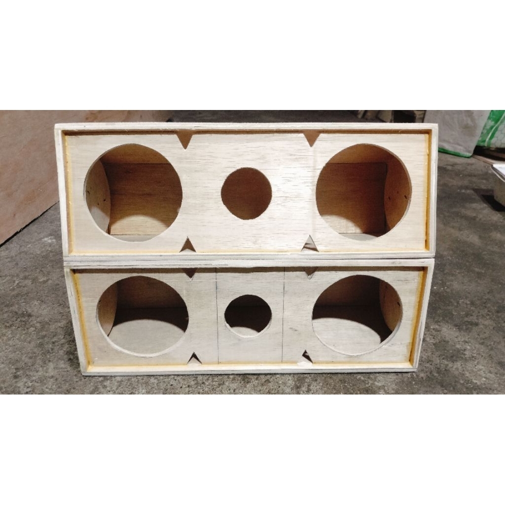 Box speaker 4 inch LINE ARRAY DOUBLE+TWETER