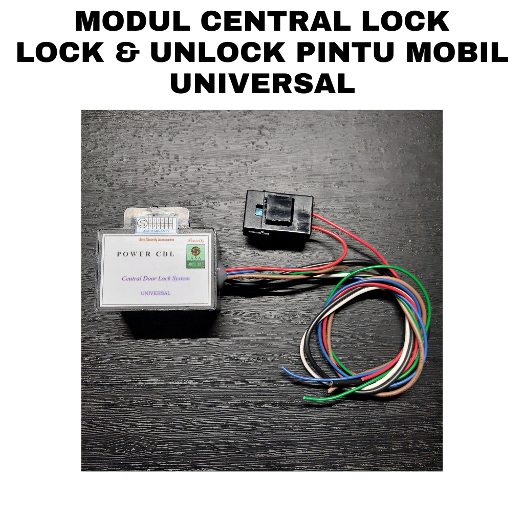 MODUL CENTRAL LOCK UNLOCK PINTU MOBIL UNIVERSAL / SENTRAL KUNCI BUKA DOOR CAR ALARM ALARAM ALAREM RE