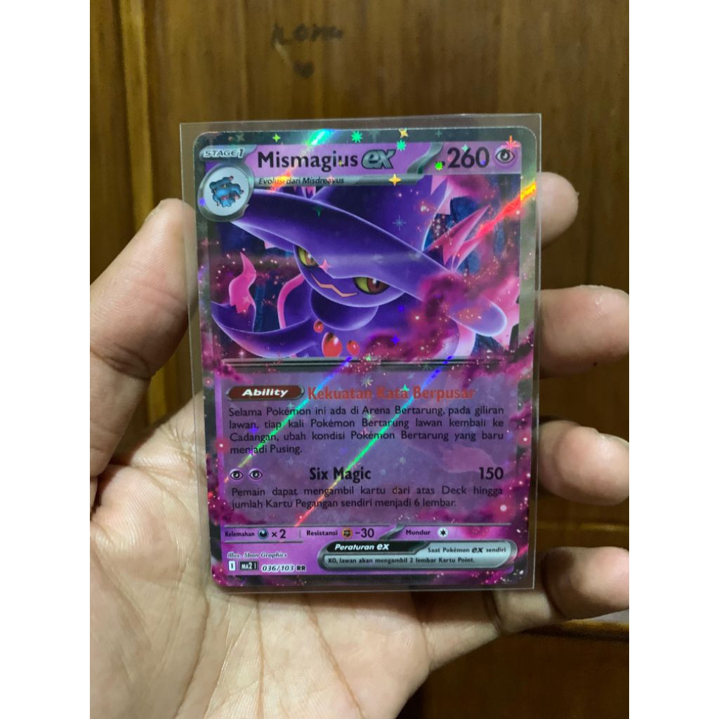 MISMAGIUS EX RR (POKEMON TCG/KOLEKSI KARTU POKEMON)