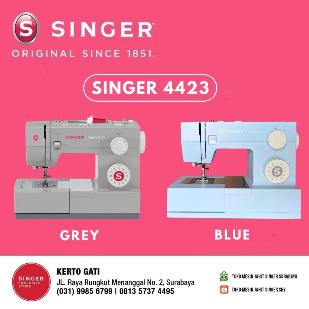 Mesin Jahit SINGER Heavy Duty 4423