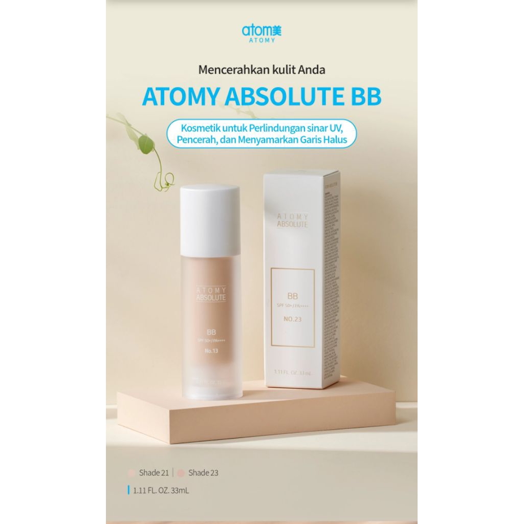 Atomy Absolute BB cream no 21 dan 23 original Korea