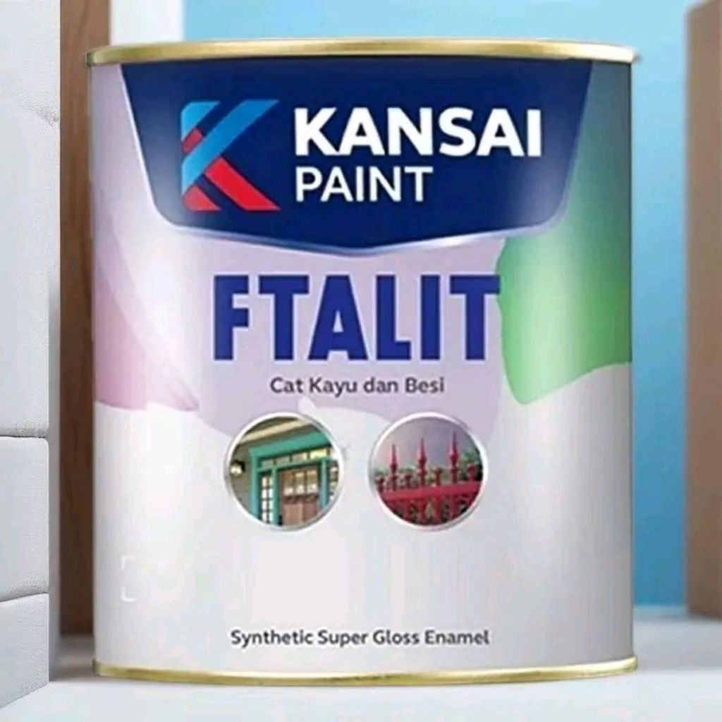 CAT FTALIT KAYU DAN BESI 1KG