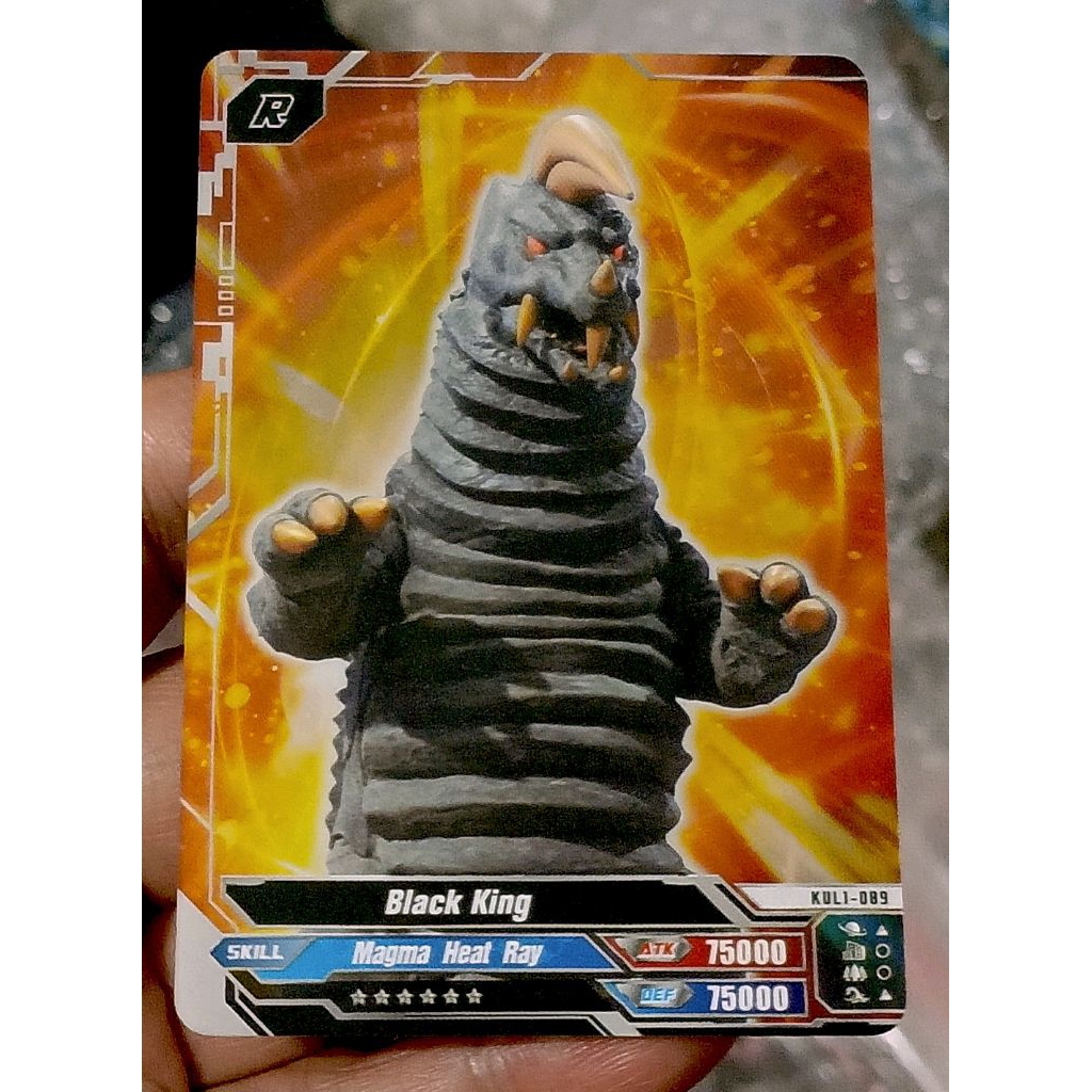 Kartu Foil Ultraman Kaiju R Official License (anda pilih) SEA01