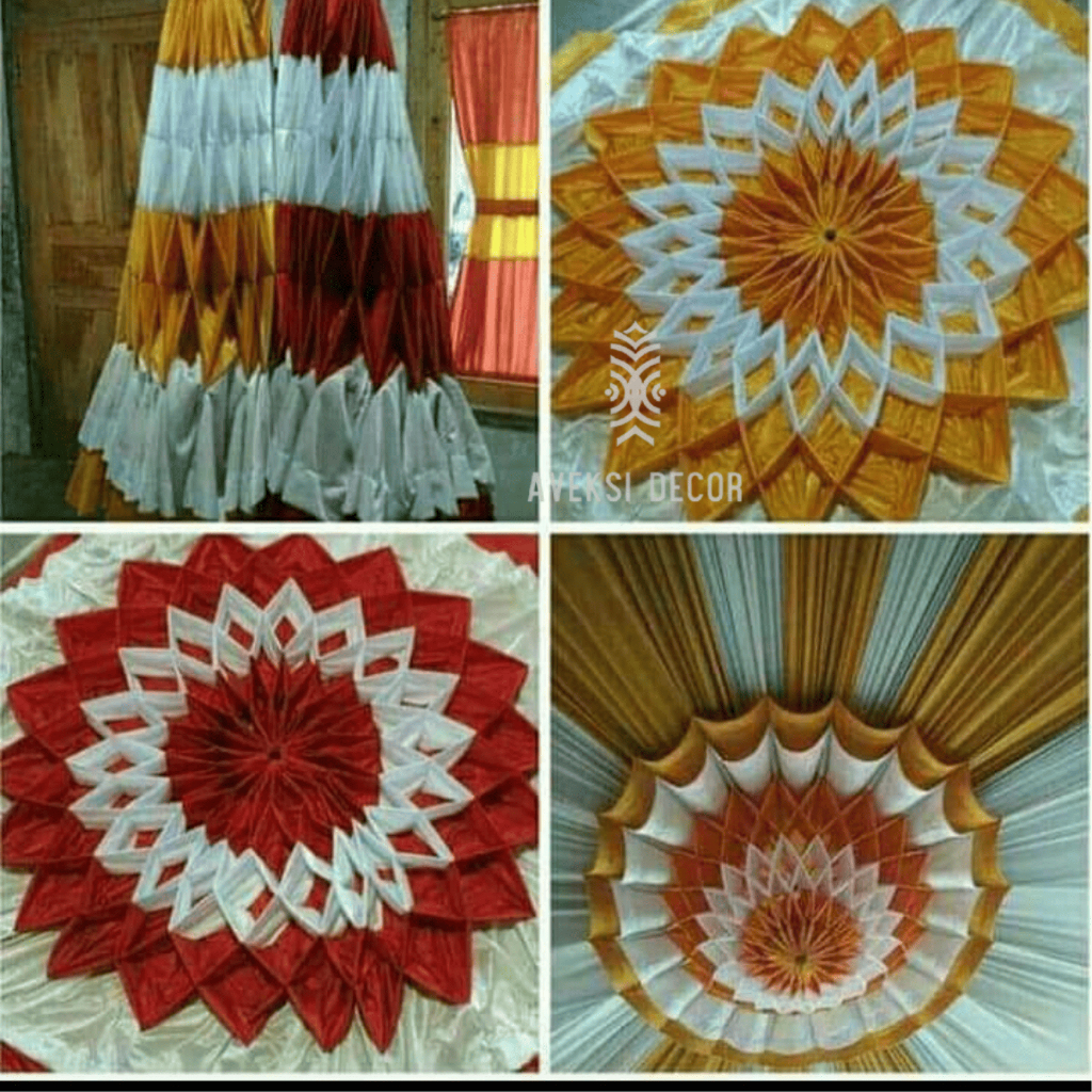 Jantung Plafon Tenda Dekorasi | Dekorasi Lampu Plafon Tenda Dekorasi