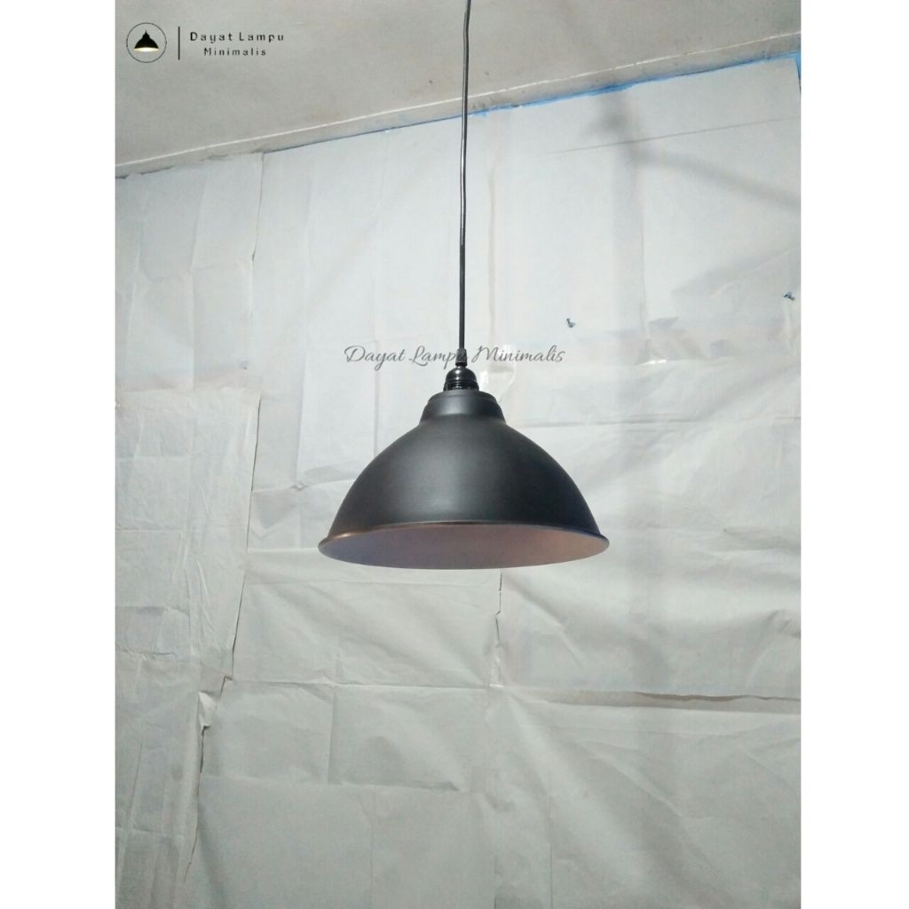 Kap lampu gantung barbershop, lampu resto, lampu  caffe, lampu industrial