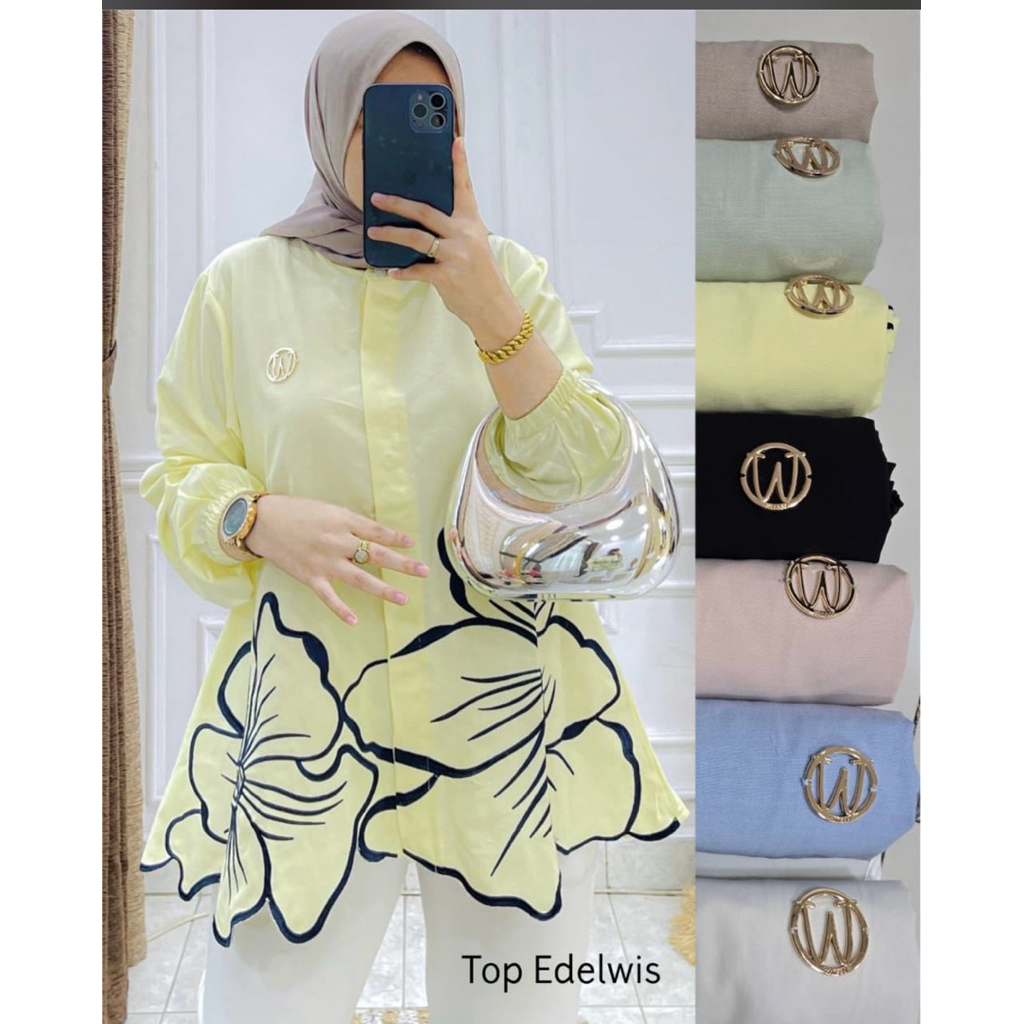 Atasan top winody / winody atasan kemeja / kemeja top windoy / Atasan winody