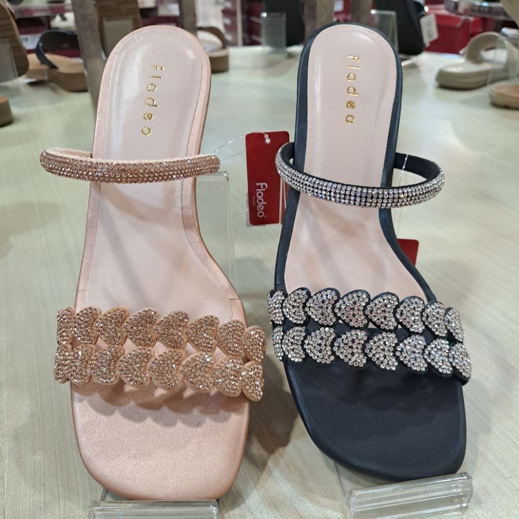 sandal wanita fladeo heels 5 cm
