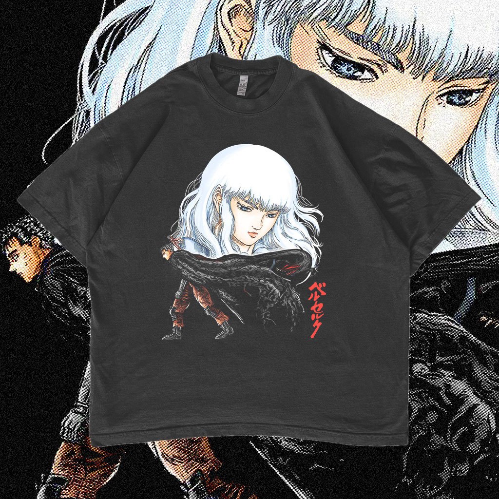 Kaos Berserk Oversized T-shirt Anime #35