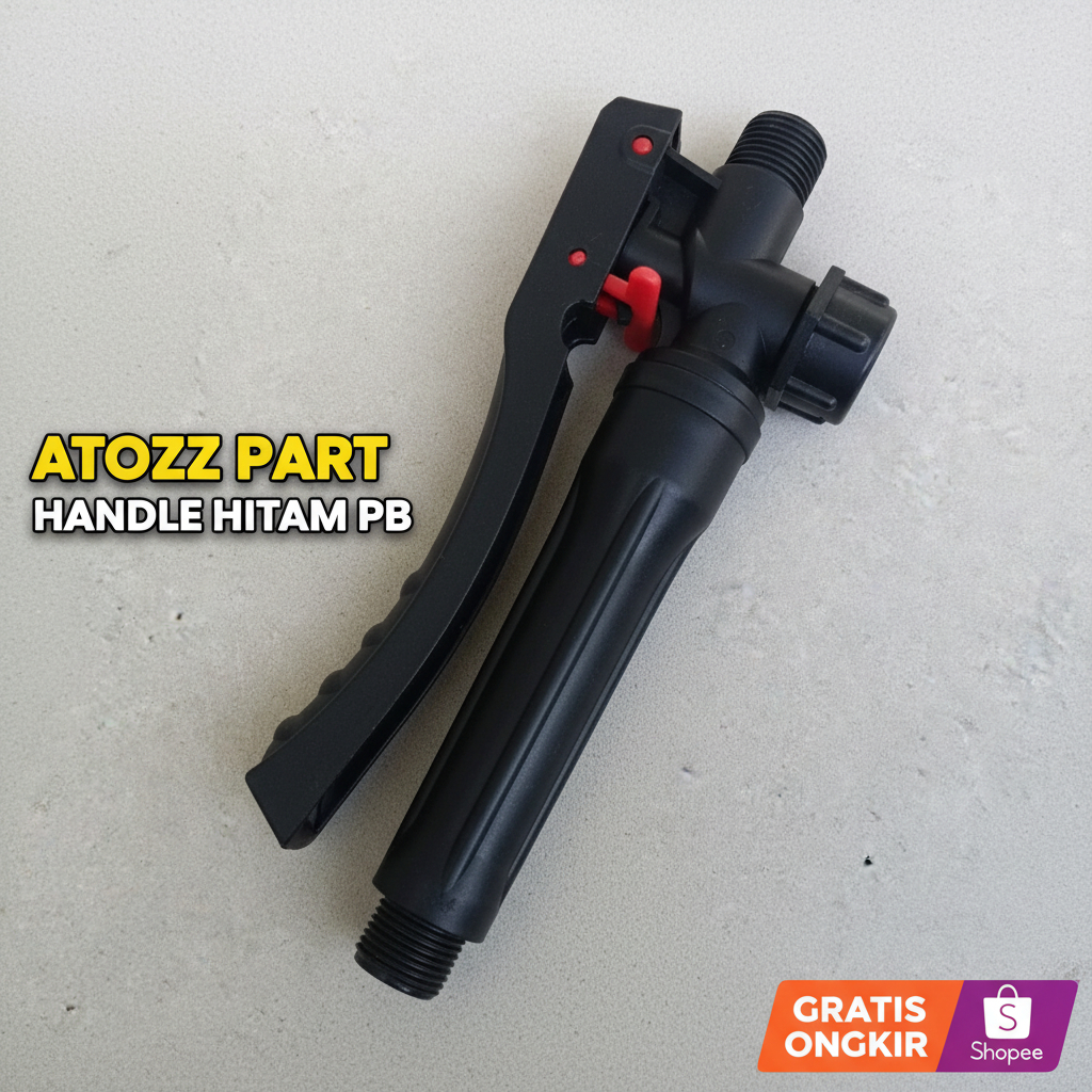 HANDLE SPRAYER PB HITAM/ HANDLE PB MERAH(handle,gagang sprayer)