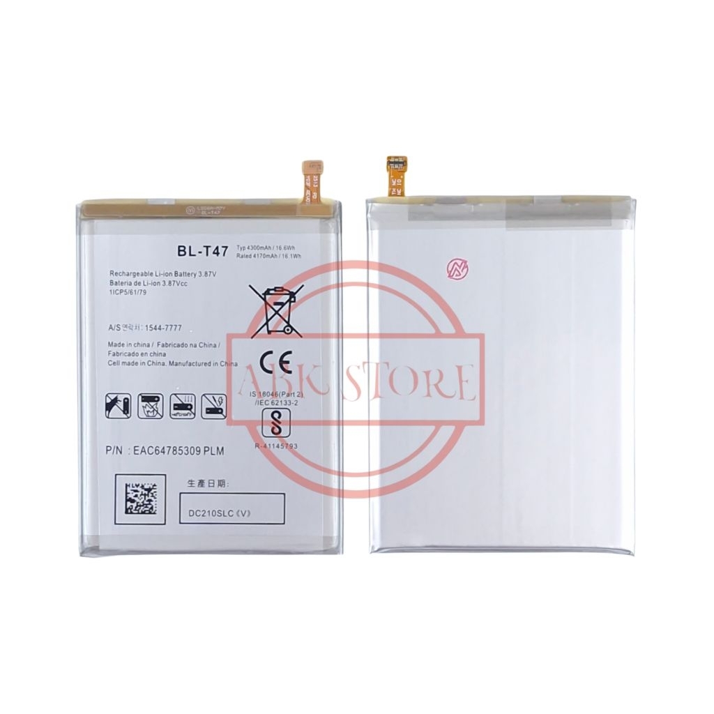 Baterai BL-T47 Untuk Model LG Velvet 5G Battery