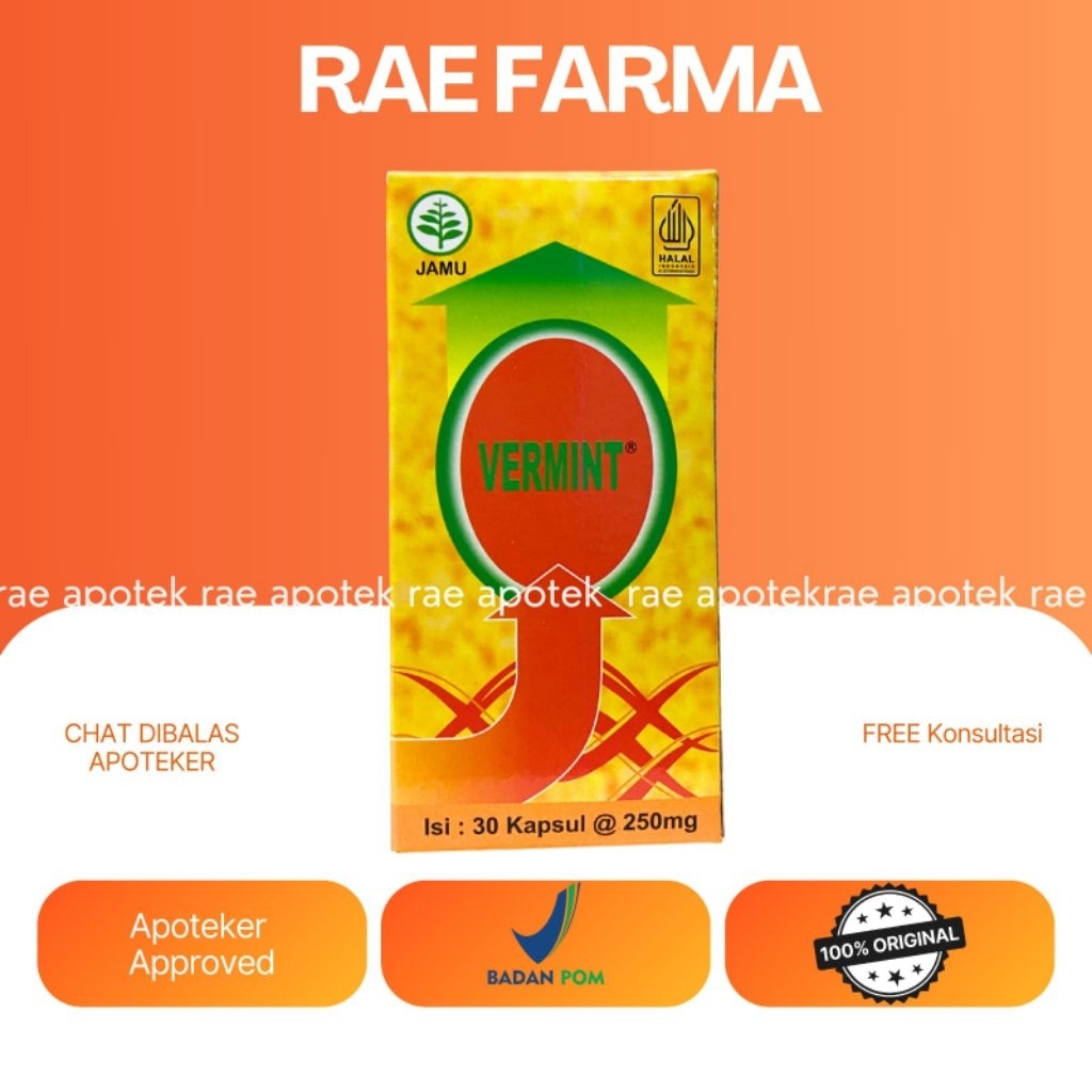 VERMINT ISI 30 KAPSUL/VERMINT/KAPSUL CACING