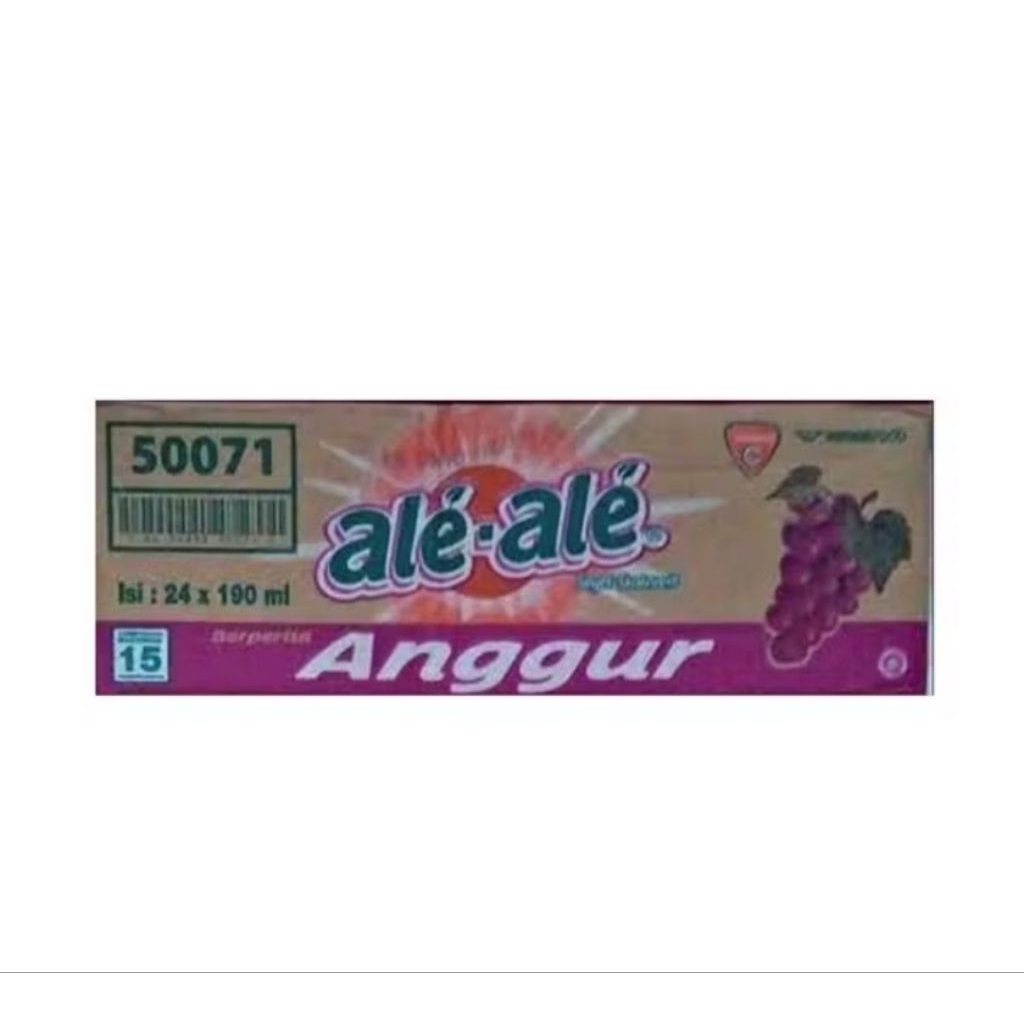 ALE ALE ANGGUR CUP DUS (24X180ML)