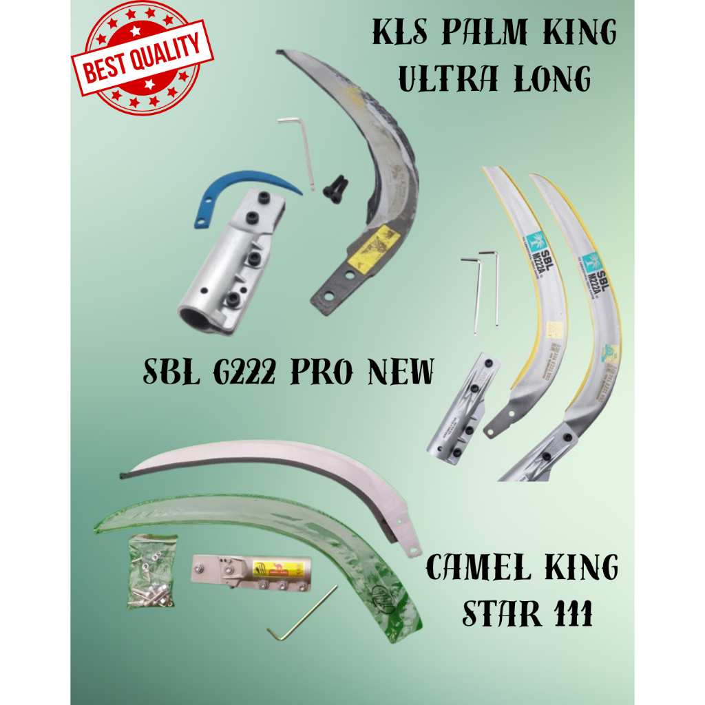 3 paket Egrek sawit SBL G222 PRO NEW, KLS PALM KING ULTRA LONG, CAMEL KING STAR 111