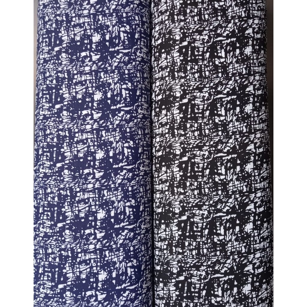 kain katun jepang 40s motif abstrak kode 3