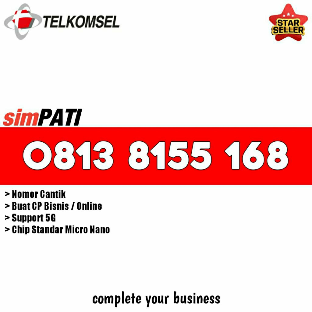 NOMOR CANTIK SIMPATI 11 DIGIT 168 - Nomer cantik simpati 168
