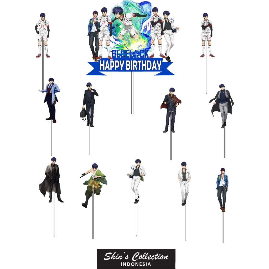 Cake topper Blue Lock Oliver Aiku