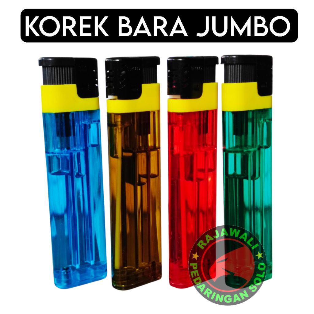 Korek Gas Bara Jumbo Refillable - Korek Super Besar anti hilang di tongkrongan
