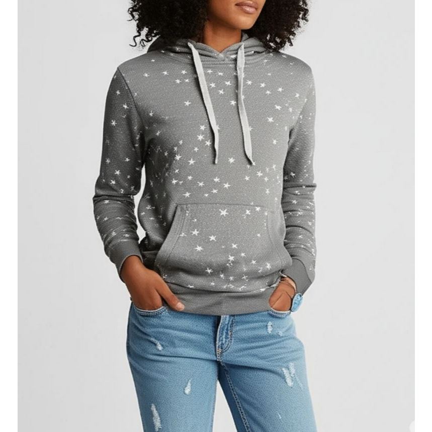 Hoodie Unisex J.Crew Print Star Original