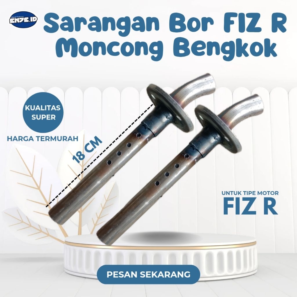 Saringan Knalpot fiz r Road Race Model Bor moncong bengkok , Standar Bobok PNP untuk knalpot Standar