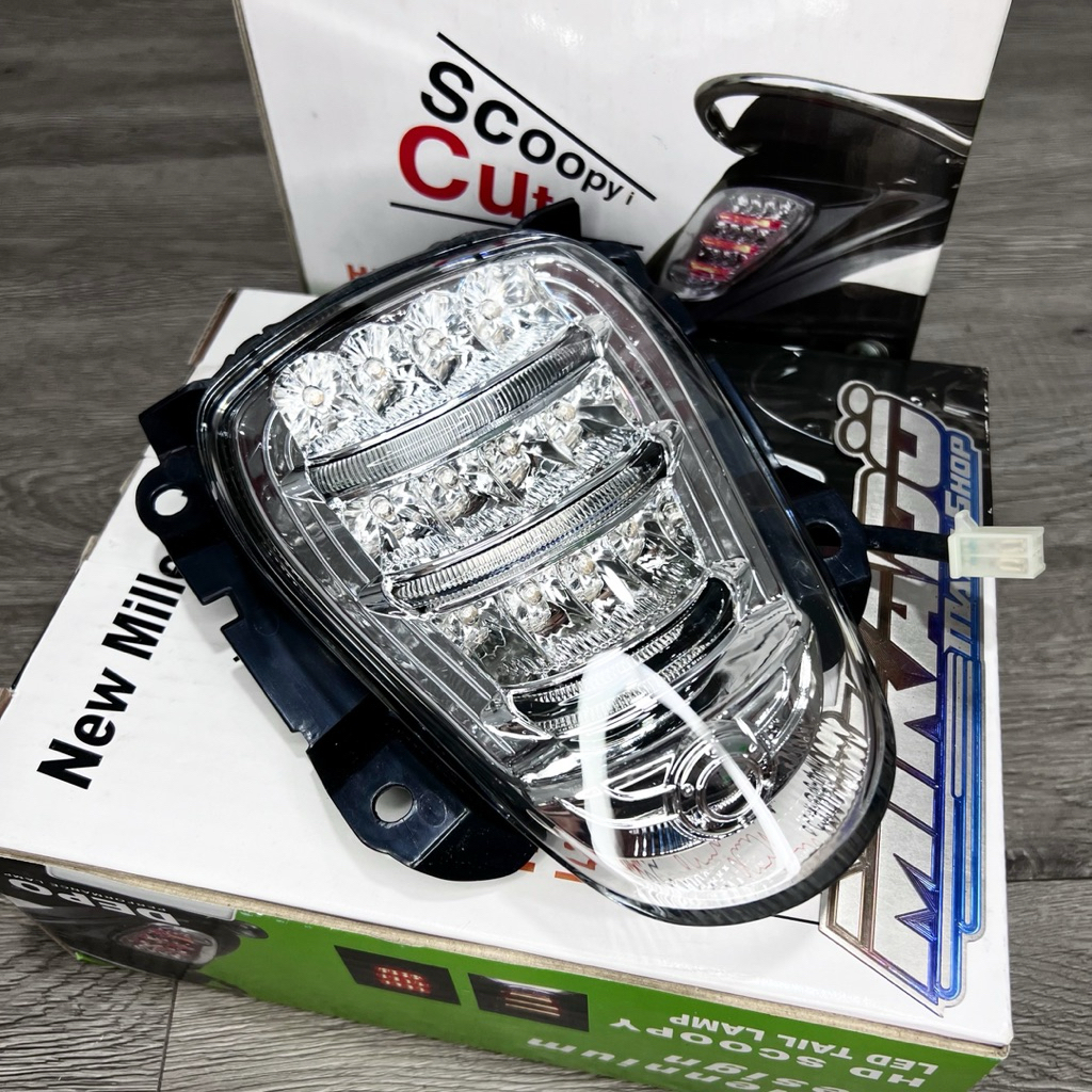 Stoplamp led scoopy karbu thailand stop lamp lampu belakang