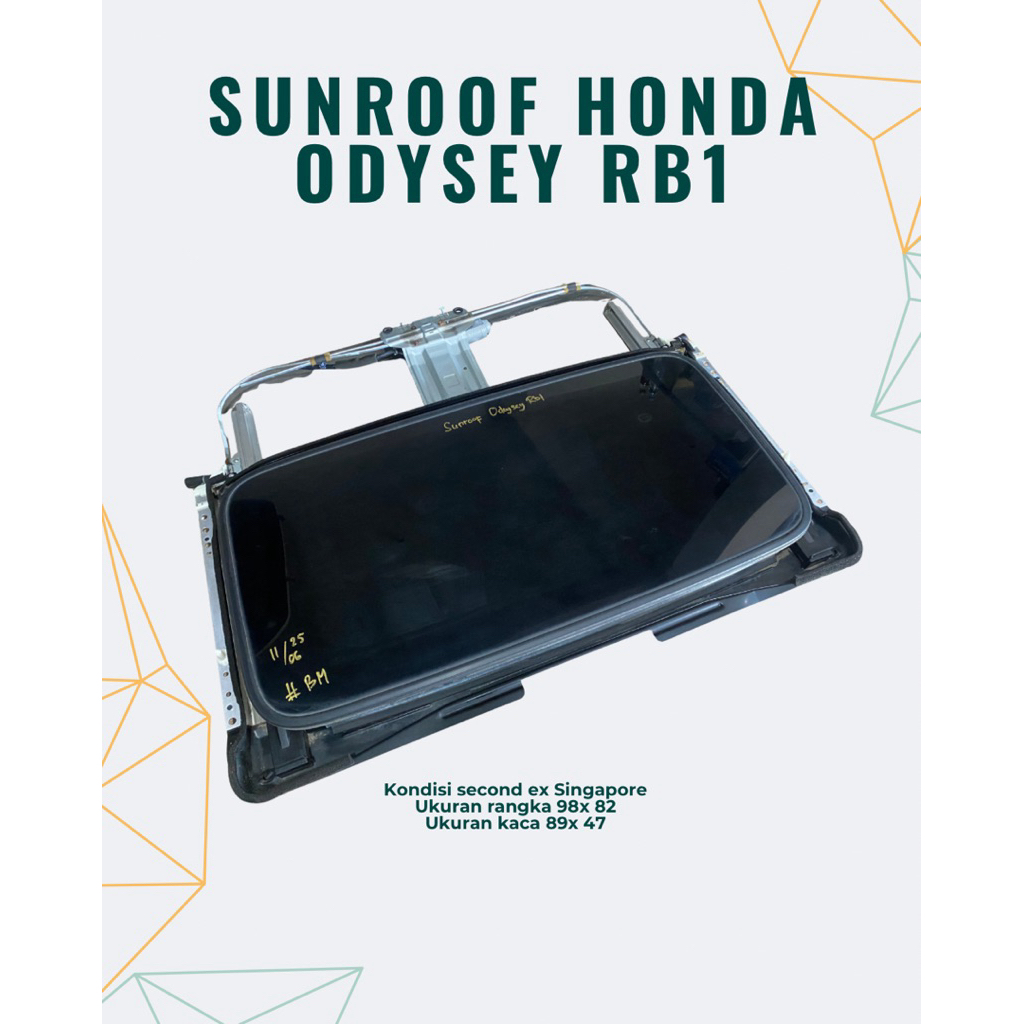 Sunroof Honda Odeysey Rb1