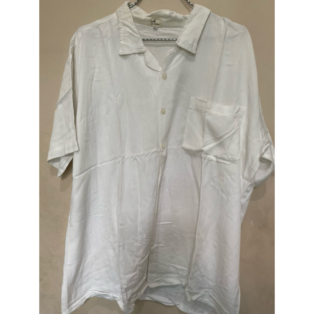 Prelove Kemeja Pantai Pria Putih