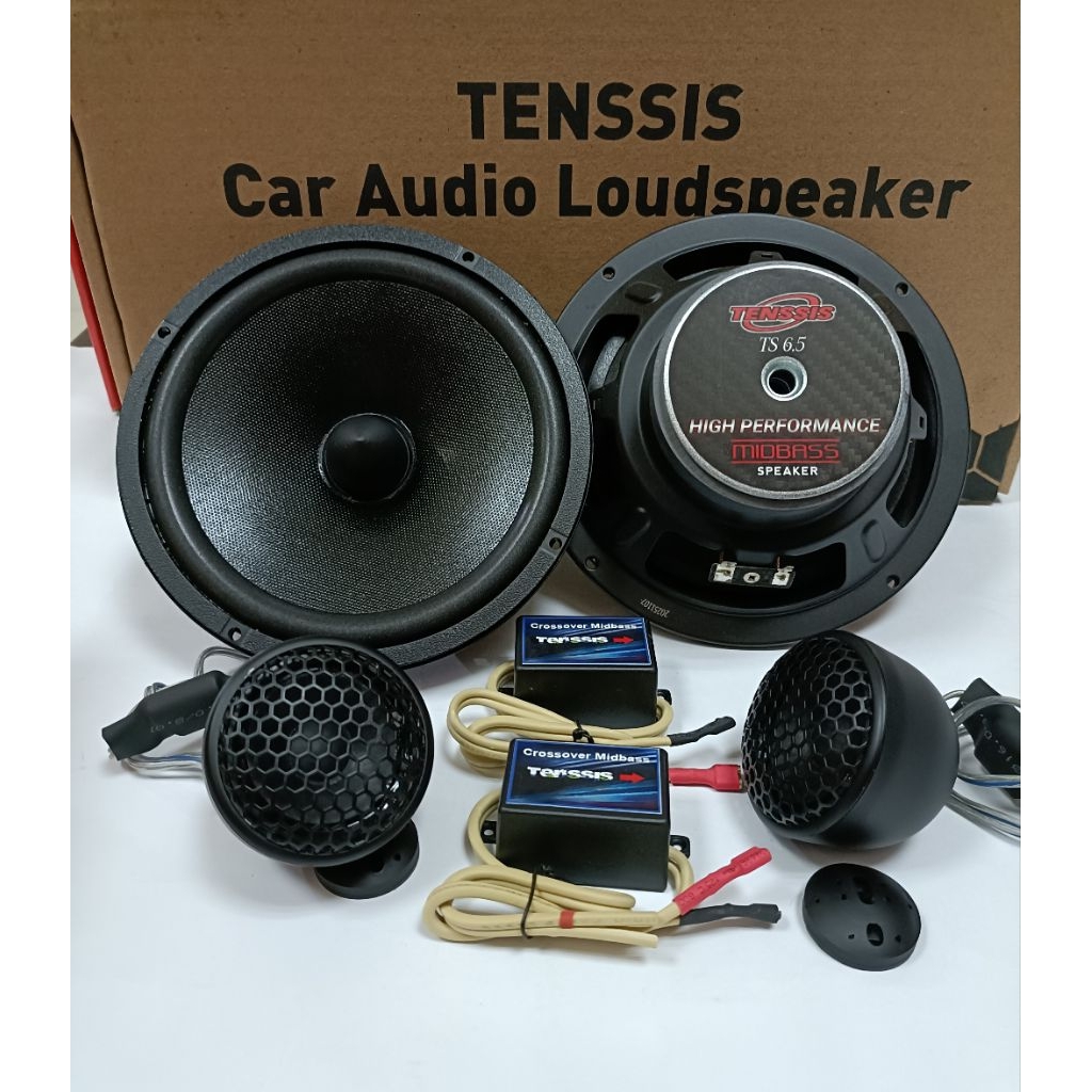 Speaker 2way Tenssis 6.5inch-Fullrange 2inch include Mounting plus Crossover Fullrange
