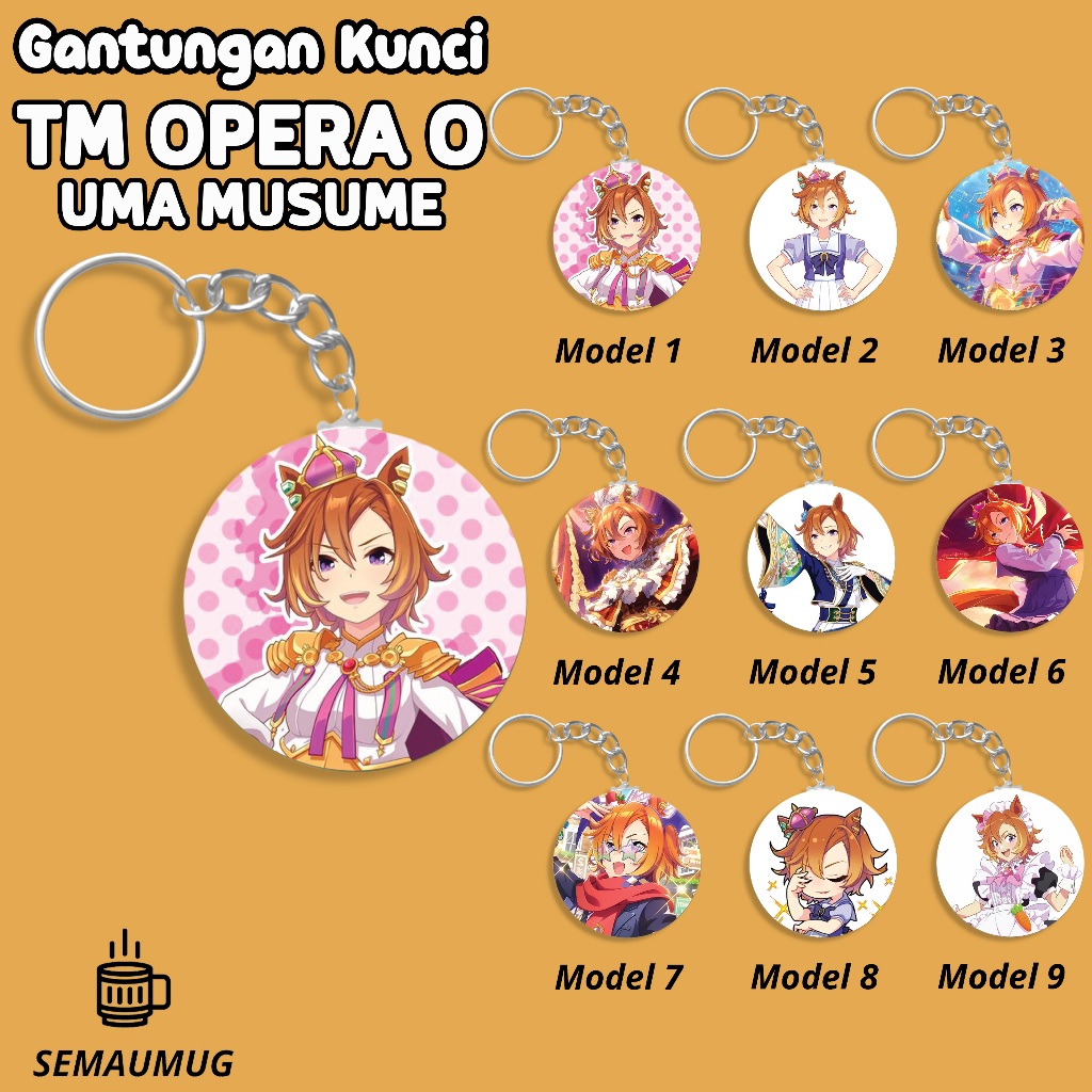 GANTUNGAN KUNCI TM OPERA O TEI EMU OPERAŌ ŪMĀ KADO LUCU CUSTOM ANIME SEMAUMUG