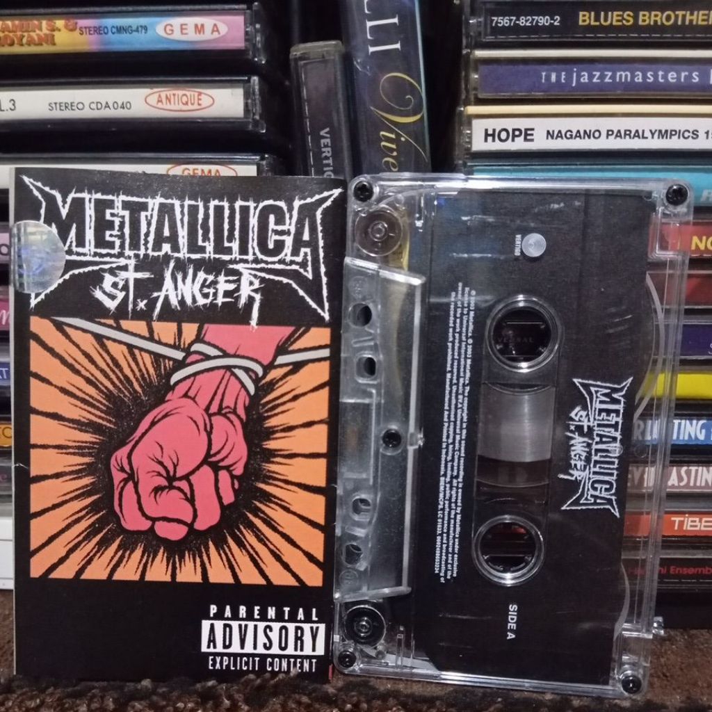 kaset metallica st anger