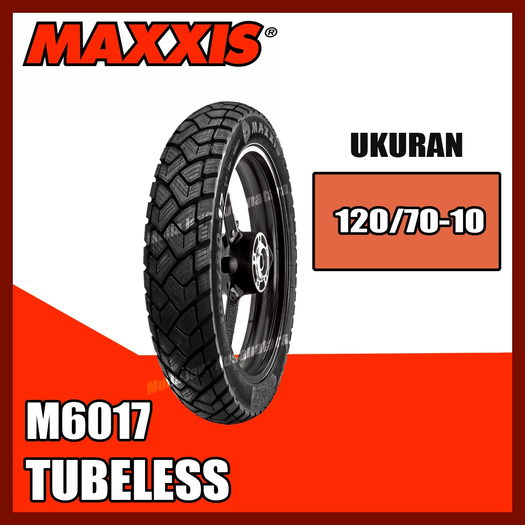 BAN MAXXIS 120/70-10 M6017 TUBELESS