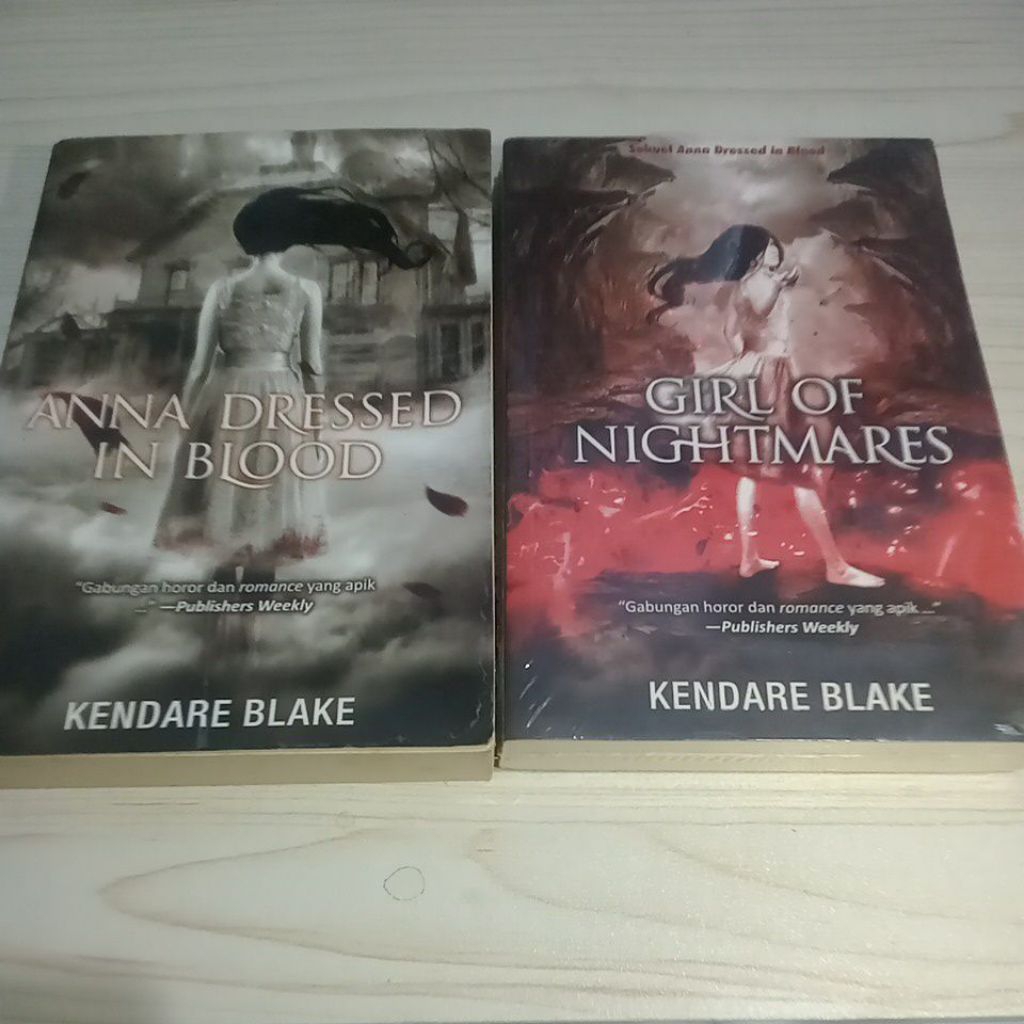 Novel Fantasi Anna Dressed In Blood, Sekuel Girl of Nightmares Horror & Romance by Kendare Blake Pre