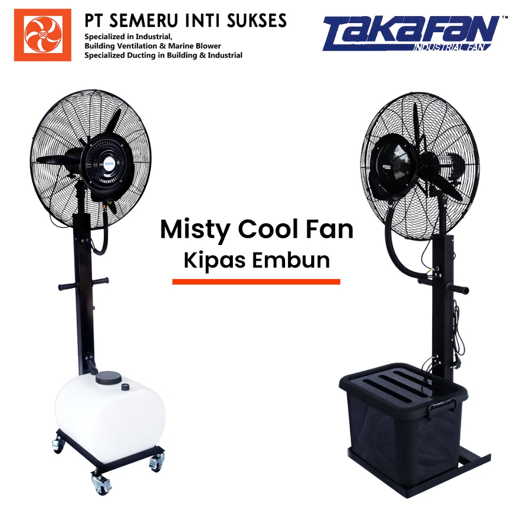 Misty Cool Fan / Kipas Embun Takafan SMFS-26/A (Tangki 40 Liter)