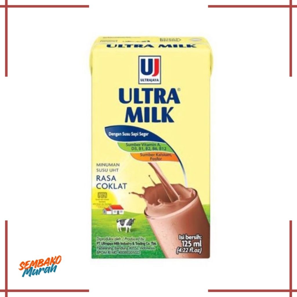 SUSU ULTRA MILK UHT KECIL 125ML